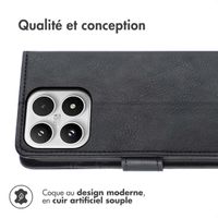 imoshion Étui de télephone portefeuille de luxe Xiaomi 17 - Noir