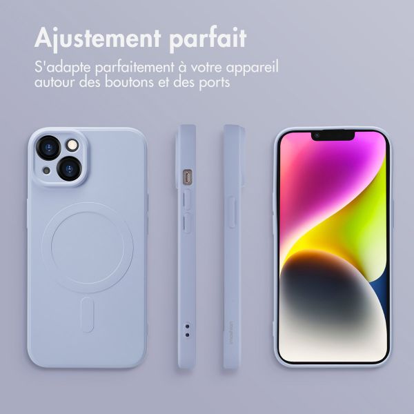 imoshion Coque Couleur avec MagSafe Apple iPhone 14 - Lila