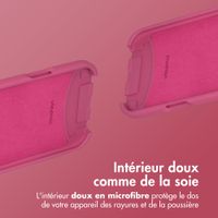 imoshion Coque arrière Color avec cordon amovible et MagSafe Apple iPhone 17 Pro - Raspberry