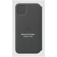 Apple Étui de télephone portefeuille Leather Folio Apple iPhone 11 Pro Max - Noir