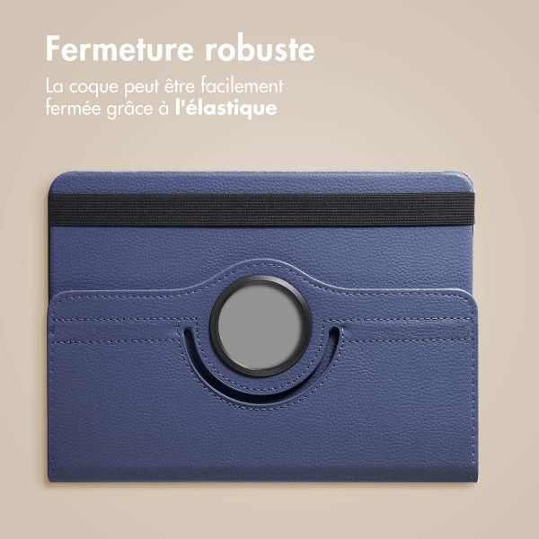 imoshion Coque tablette rotatif à 360° Samsung Galaxy Tab S10 Ultra / Tab S9 Ultra - Bleu foncé