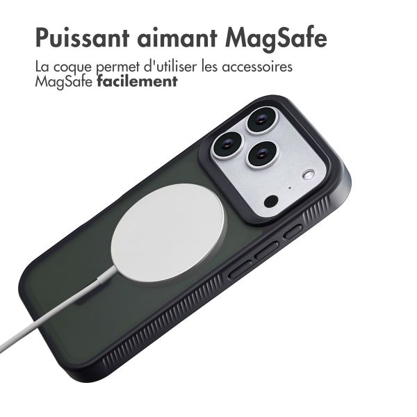 Accezz Coque Givrée Robuste avec MagSafe Apple iPhone 17 Pro Max - Noir