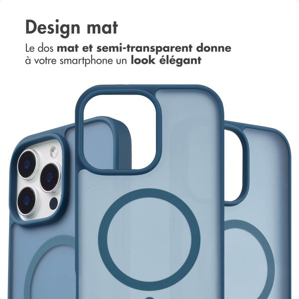 imoshion Coque Color Guard avec MagSafe Apple iPhone 16 Pro Max - Bleu foncé