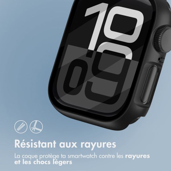 imoshion Coque rigide à couverture complète Apple Watch 10 / 11 - 46 mm - Noir
