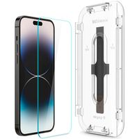 Spigen Protection d'écran en verre trempé GLAStR Fit 2 Paquets + Applicator Apple iPhone 14 Pro Max