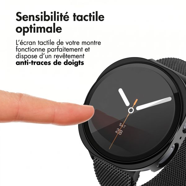 imoshion Coque rigide à couverture complète Samsung Galaxy Watch 8 (40 mm) - Noir
