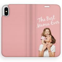 Concevez votre propre housse portefeuille Apple iPhone X / Xs - Blanc