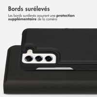 Accezz Premium Leather 2 in 1 Wallet Bookcase Samsung Galaxy S21 FE - Noir