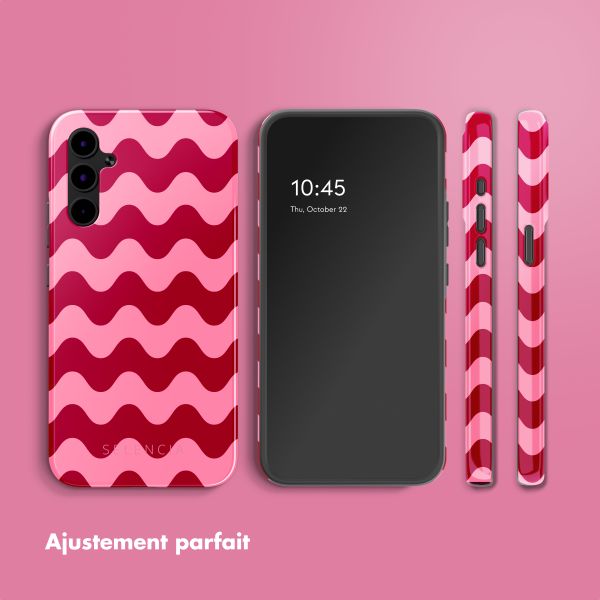 Selencia Coque arrière Vivid Samsung Galaxy A34 (5G) - Wave Vibes Lipstick