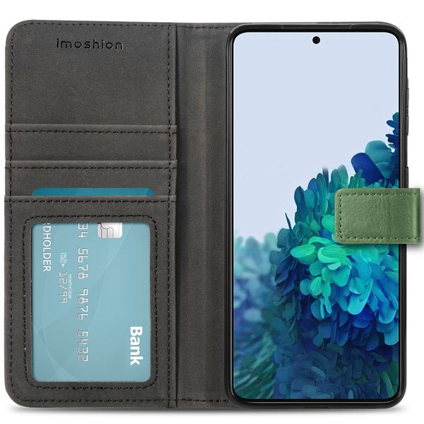 imoshion Étui de télephone portefeuille de luxe Samsung Galaxy S21 Plus - Vert