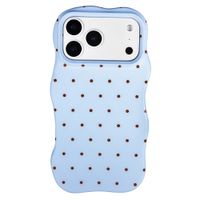 Selencia Coque arrière Vivid Wavy avec MagSafe Apple iPhone 18 Pro / 17 Pro - Happy Dots Digital Sky