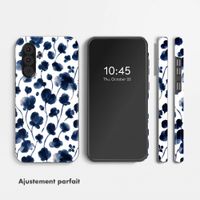 Selencia Coque arrière Vivid Samsung Galaxy A36 / A56 - Midnight Blossom