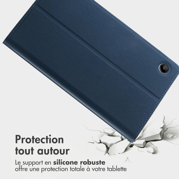 Accezz Coque tablette Classic Samsung Galaxy Tab A9 8.7 pouces - Bleu foncé