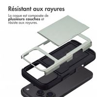 imoshion Coque arrière avec porte-cartes Apple iPhone 18 Pro / 17 Pro - Vert