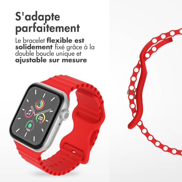 imoshion Bracelet Athletic en silicone Apple Watch | 38/40/41/42 mm - Rouge