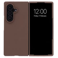 Accezz Coque Liquid Silicone avec MagSafe Samsung Galaxy Z Fold 8 Ultra - New Tea Brown