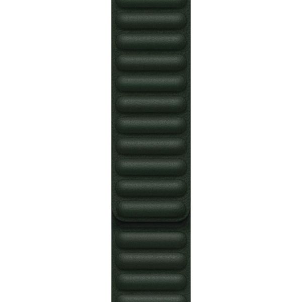 Apple Bracelet Leather Link Apple Watch | 38/40/41/42 mm - Taille M/L - Sequoia Green