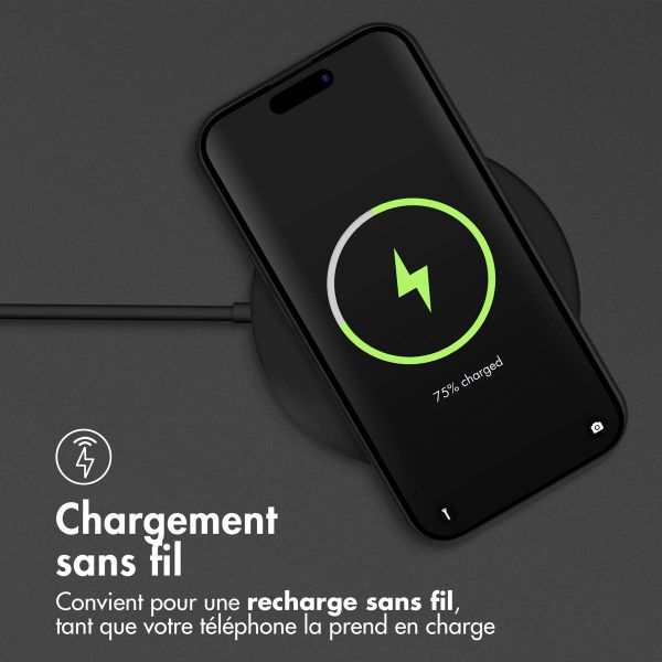 Accezz Coque Givrée Robuste Samsung Galaxy A55 - Noir