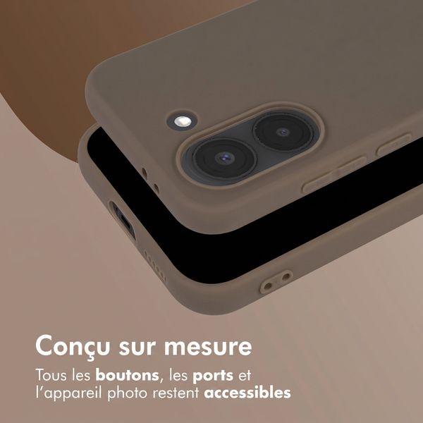 imoshion Coque Couleur Xiaomi Poco X8 Pro - Marron