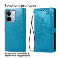 imoshion Etui de télephone Mandala Xiaomi Redmi Note 17 Pro - Turquoise