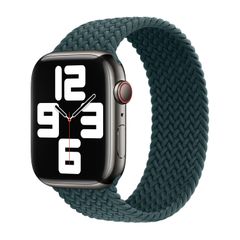 Apple Bracelet Solo tressé Apple Watch | 38/40/41/42 mm - Taille 7 - Rainforest