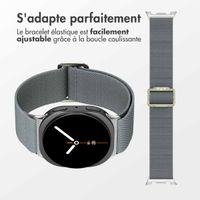 imoshion Bracelet en nylon élastique Samsung Galaxy Watch 8 (40/44mm) / Classic (46mm) - Gris