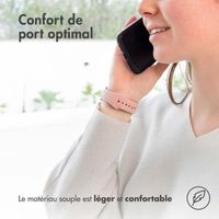 imoshion Bracelet sport en silicone  - Connexion universelle 22 mm - Rose