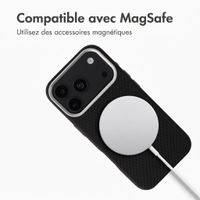 Accezz Coque arrière Mesh avec MagSafe Apple iPhone 17 Pro - Noir