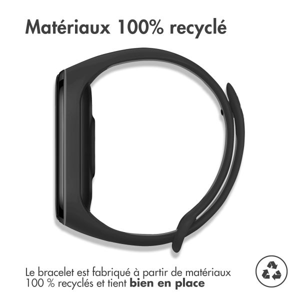 imoshion Bracelet sport silicone Xiaomi Mi Band 5 / 6 - Black / Grey
