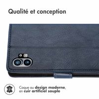 imoshion Étui de télephone portefeuille de luxe Nothing Phone (1) - Bleu foncé