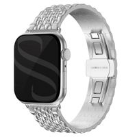 Selencia Bracelet dragon en acier Apple Watch | 44/45/46/49 mm - Argent