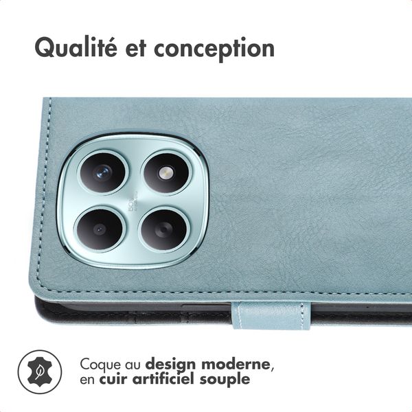 imoshion Étui de télephone portefeuille de luxe Xiaomi Redmi Note 15 (5G) - Bleu clair