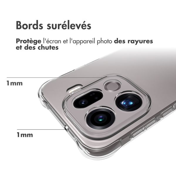 Accezz Coque Clear Oppo Find X9 Pro - Transparent