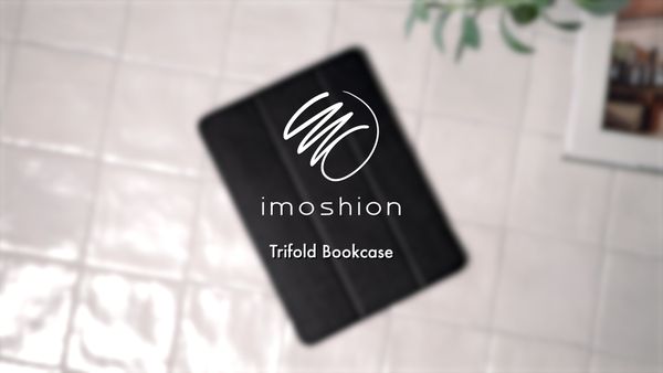 imoshion Coque tablette Trifold Apple iPad Air 11 pouces (2026) M4 / (2025) M3 / (2024) M2 / Air 5 (2022) / Air 4 (2020) - Bleu clair