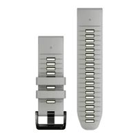 Garmin Bracelet QuickFit® en silicone  - Connexion Garmin 26 mm - Fog Gray / Moss