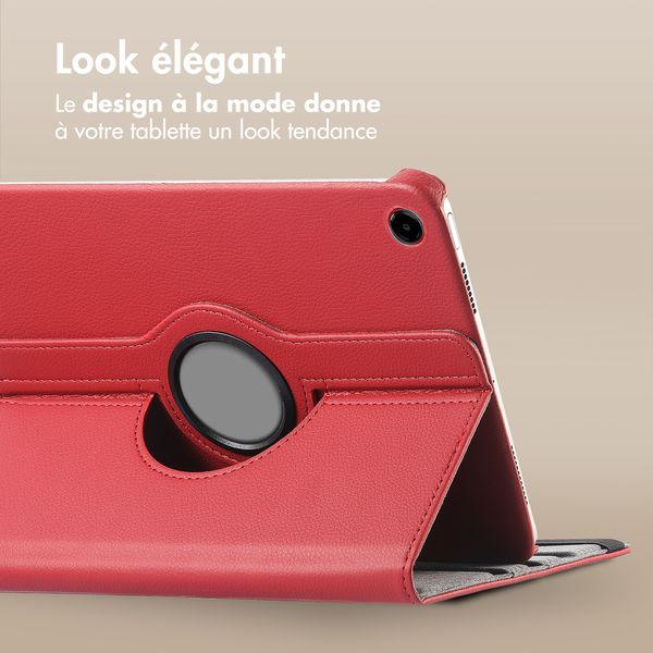 imoshion Coque tablette rotatif à 360° Samsung Galaxy Tab A11 Plus - Rouge
