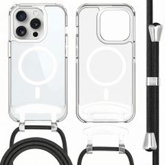 imoshion Coque MagSafe avec cordon amovible Apple iPhone 15 Pro - Transparent