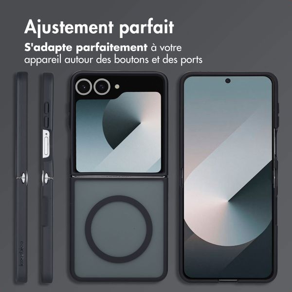 imoshion Coque Color Guard avec MagSafe Samsung Galaxy Z Flip 7 - Noir