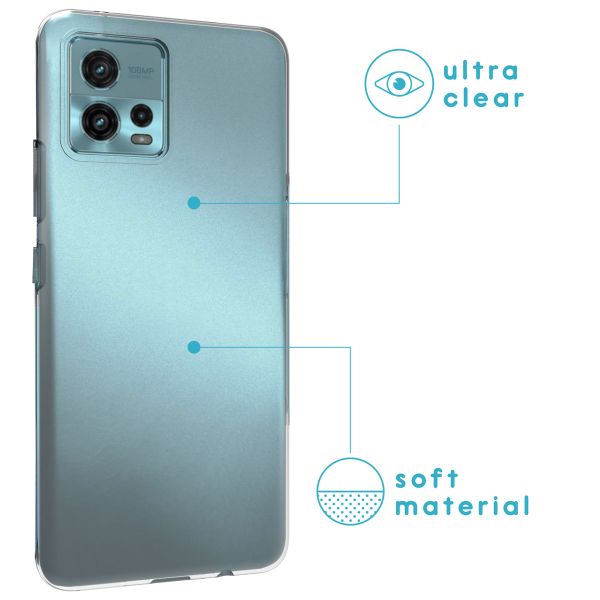 imoshion Softcase Back Cover Motorola Moto G72 - Transparent