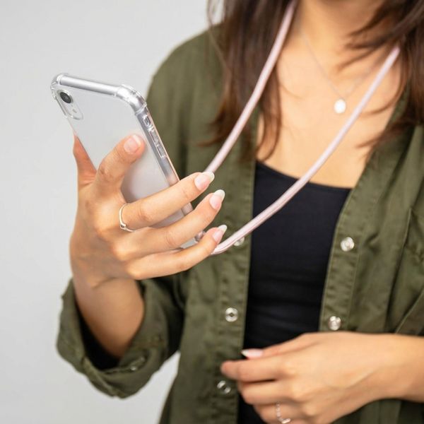 imoshion Coque arrière transparente avec cordon Apple iPhone 11 Pro - Rose Doré