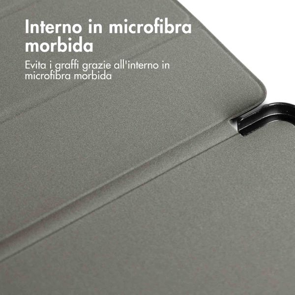 imoshion Coque tablette Trifold Samsung Galaxy Tab A11 Plus - Noir