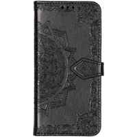 Etui de télephone portefeuille Mandala Huawei P30 Lite - Noir