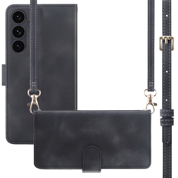 imoshion Etui de télephone portefeuille avec cordon Samsung Galaxy S26 FE - Noir