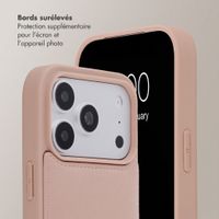 Selencia Coque de télephone Nova avec cordon et porte-cartes Apple iPhone 18 Pro Max / 17 Pro Max - Dusty Rose