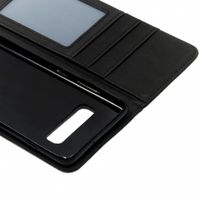 Étui de télephone portefeuille Samsung Galaxy S10 Plus - Noir