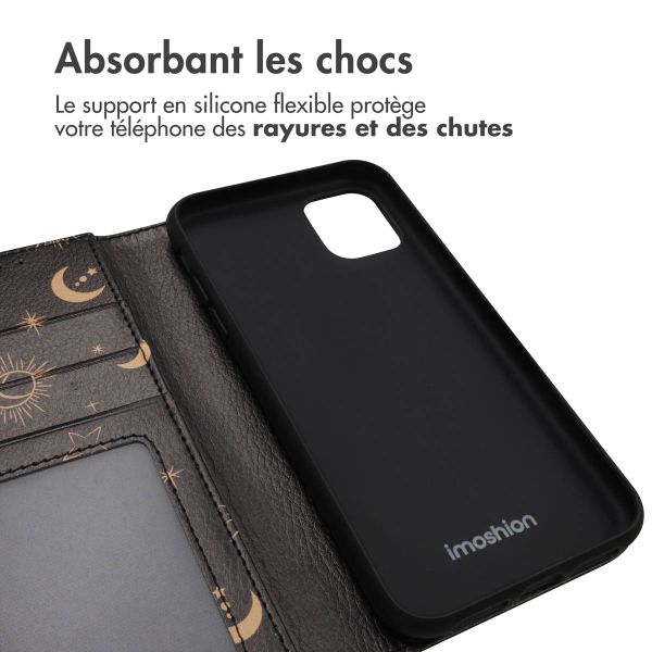 imoshion Étui de télephone portefeuille Design Apple iPhone 11 - Sky Black