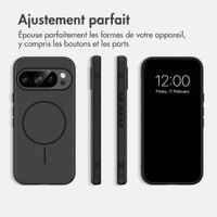 imoshion Coque arrière Color avec Thin MagSafe Ring Google Pixel 11 / 11 Pro / 10 / 10 Pro - Noir