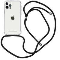 imoshion Coque arrière transparente avec cordon Apple iPhone 12 (Pro) - Noir