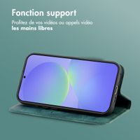 imoshion Étui de téléphone portefeuille Slim Samsung Galaxy A57 (5G) - Vert