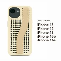 Callbuddy Coque avec strap Apple iPhone 17e / 16e / 15 / 14 / 13 - Sand Glow